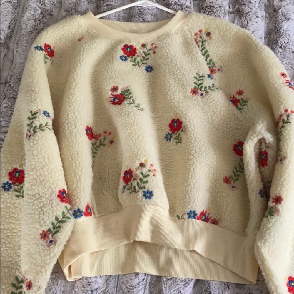 Urban Outfitters Cream Wool Sweater
